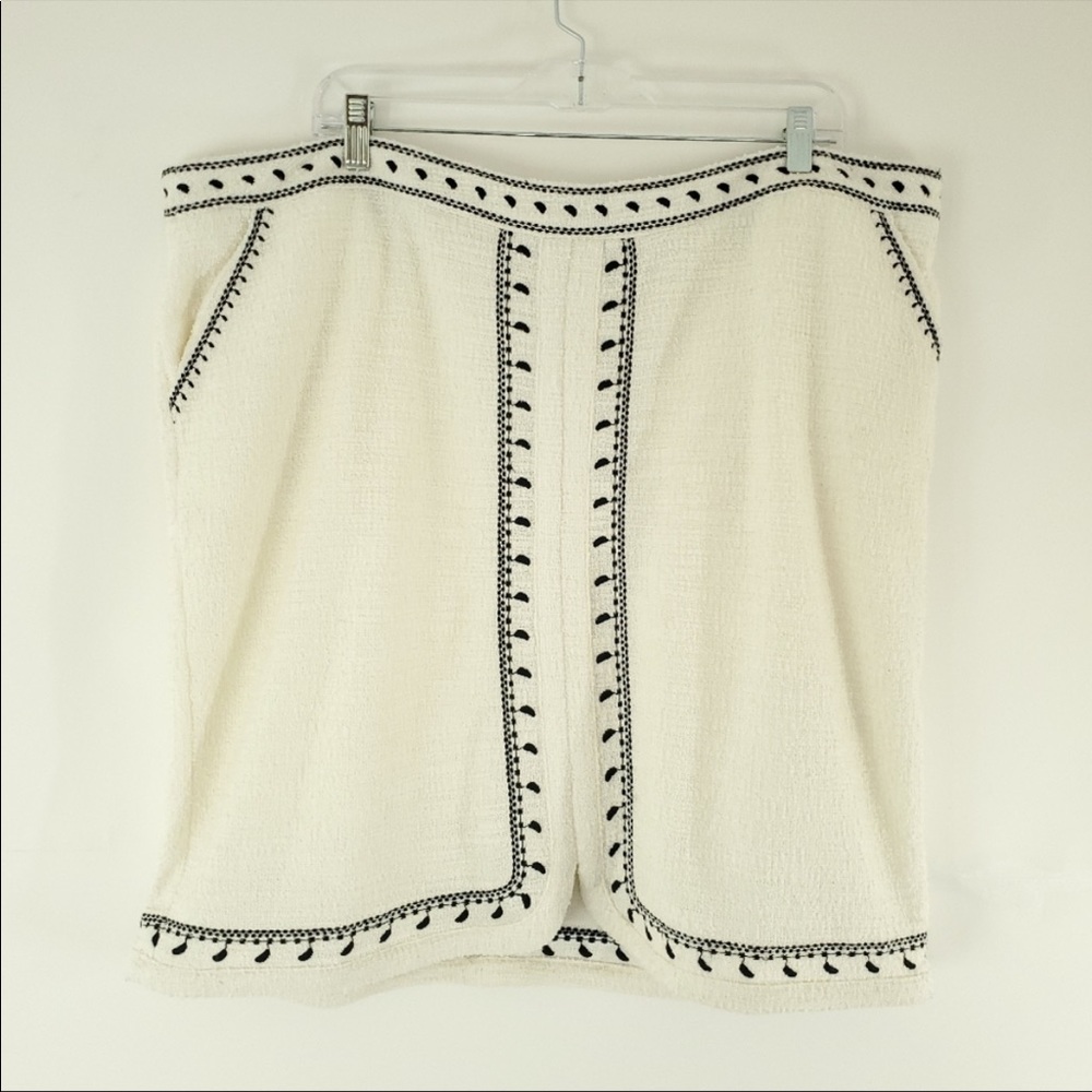 NEW Dolan Tulley Textured Mini Skirt sz 2x - Picture 2 of 6
